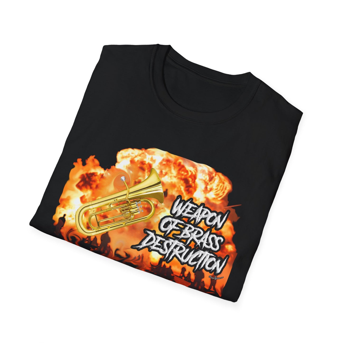 Tuba — "Weapon of Brass Destruction" Graphic Tee