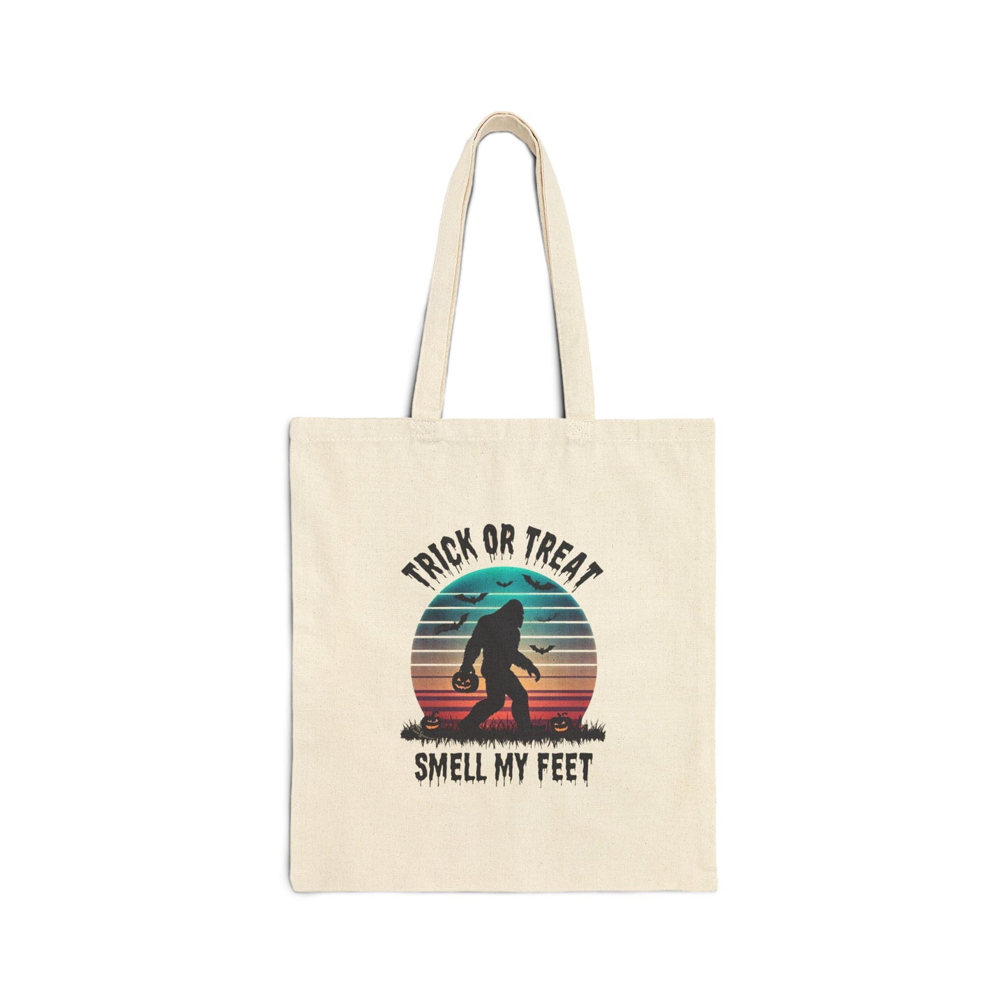 Halloween-Themed Canvas Tote Bag