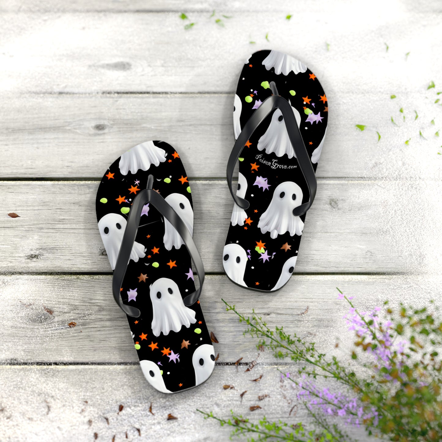 Ghosty Flip Flops