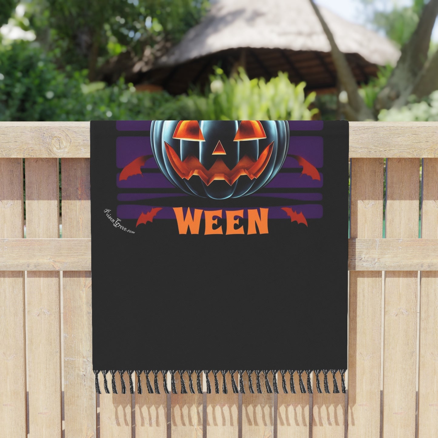 "Happy Summerween" Boho Beach Towel