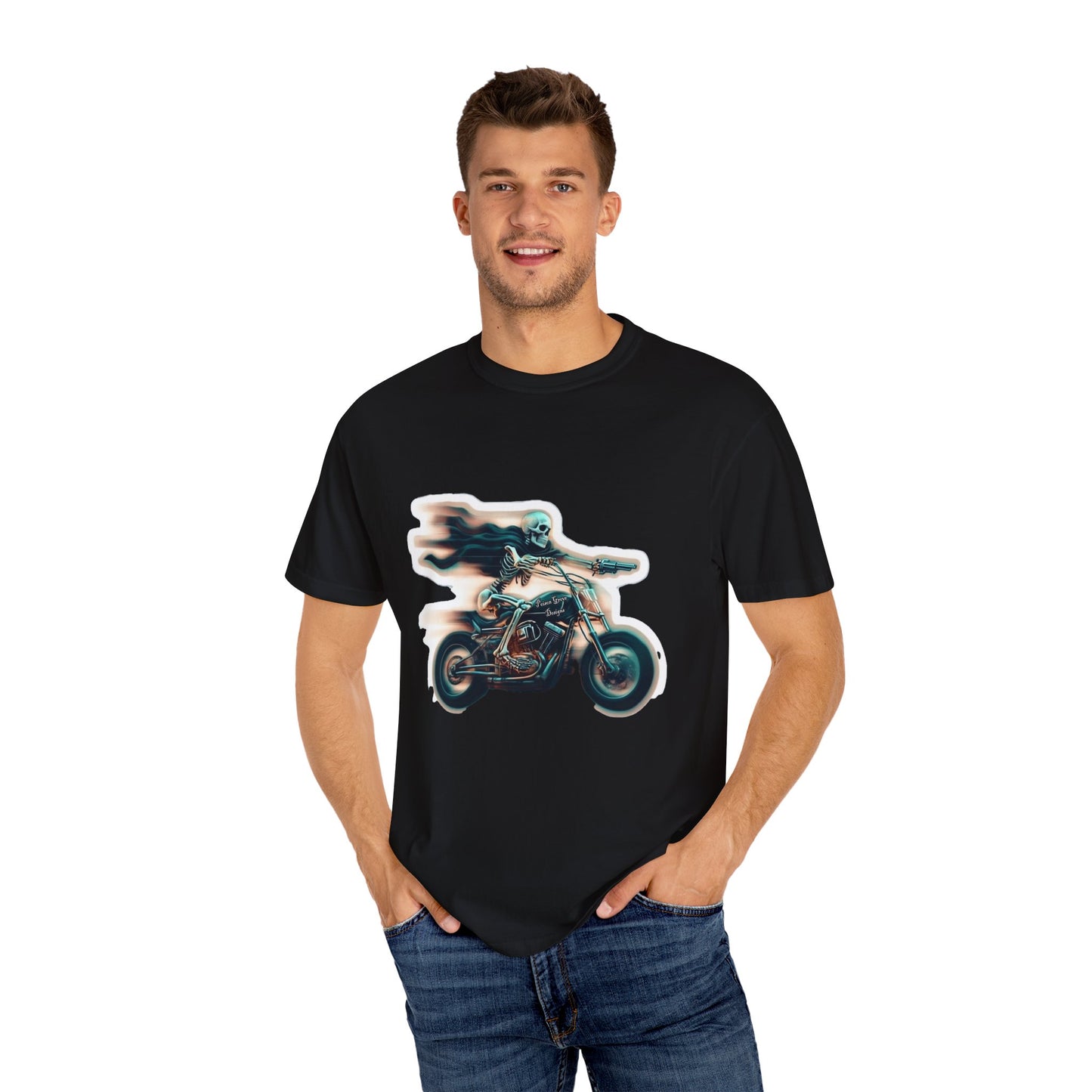 Motorcycle Skeleton Unisex T-Shirt -