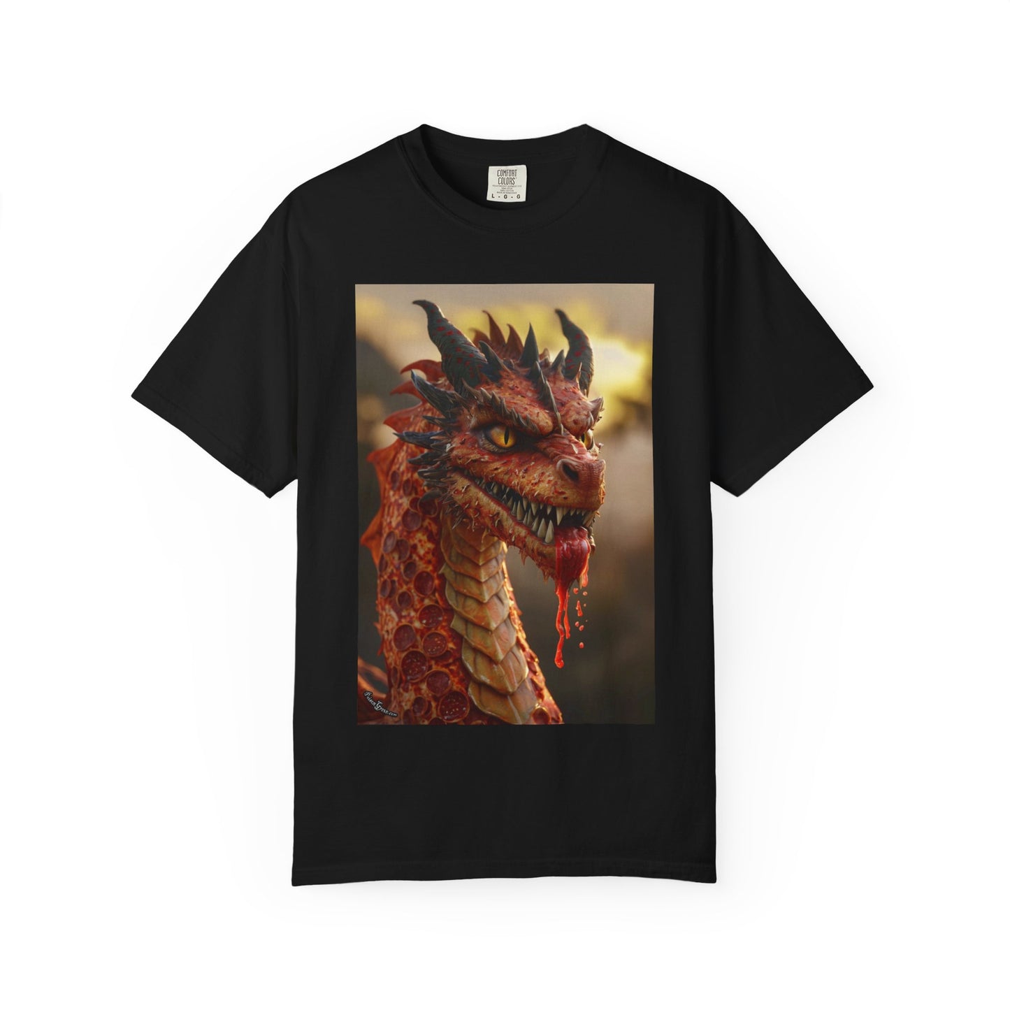 Pizza Dragon Graphic Unisex T-Shirt,