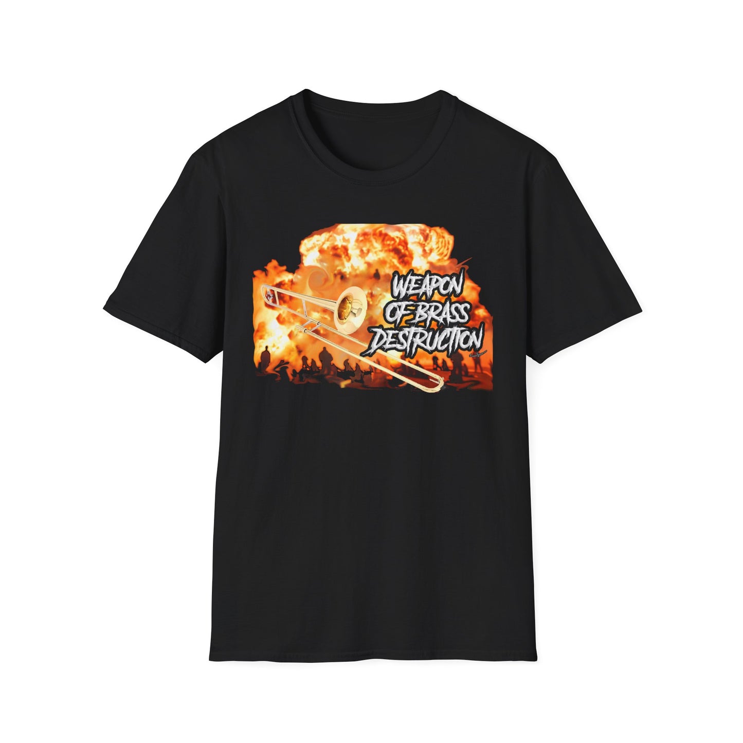 Trombone Weapon of Brass Destruction T-Shirt