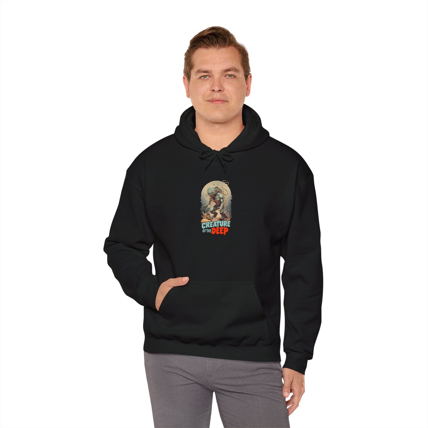 Creature of the Deep Unisex Hoodie - Cozy Pullover for Ocean Lovers