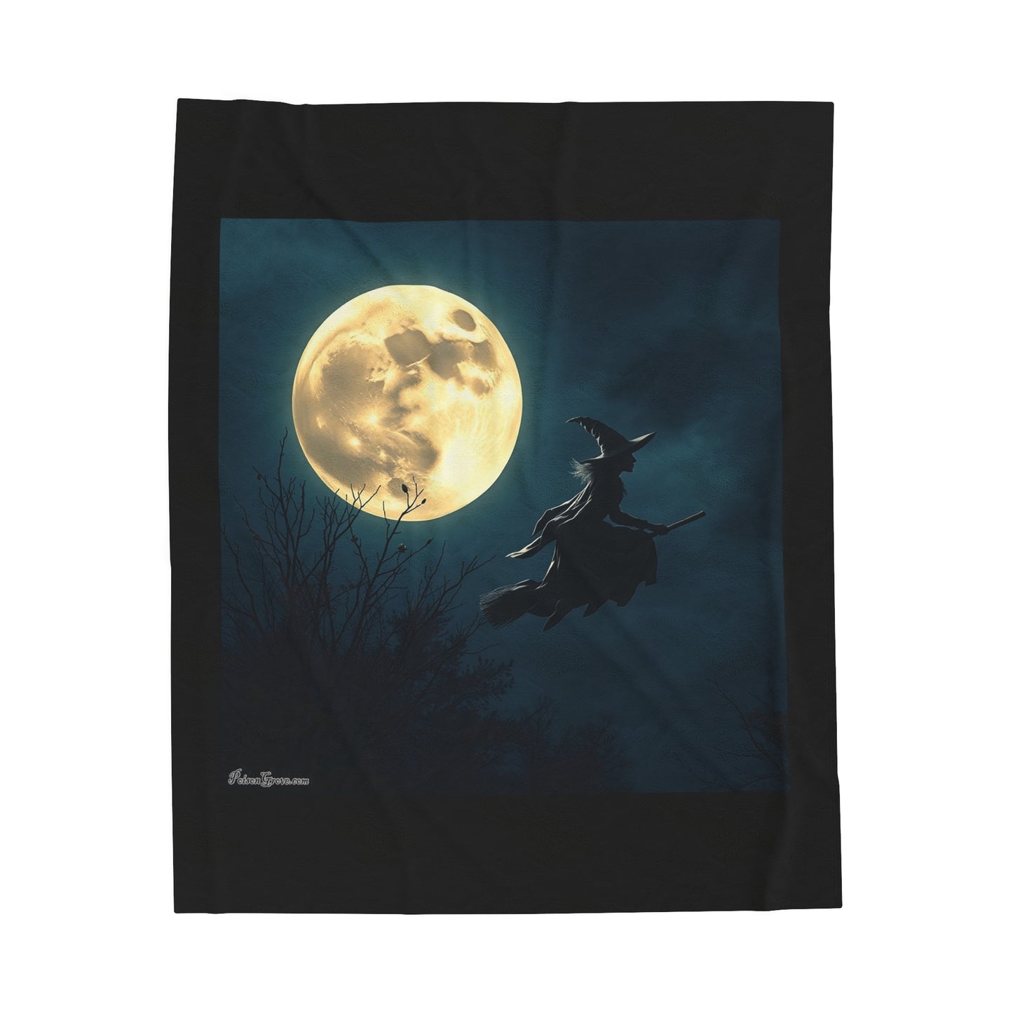 Mystical Witch Velveteen Plush Blanket