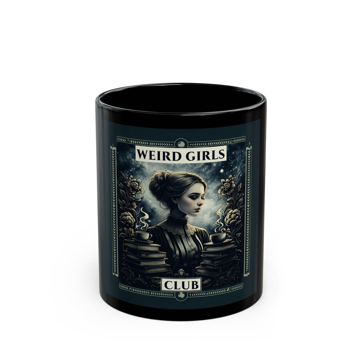 Weird Girls Club Black Mug
