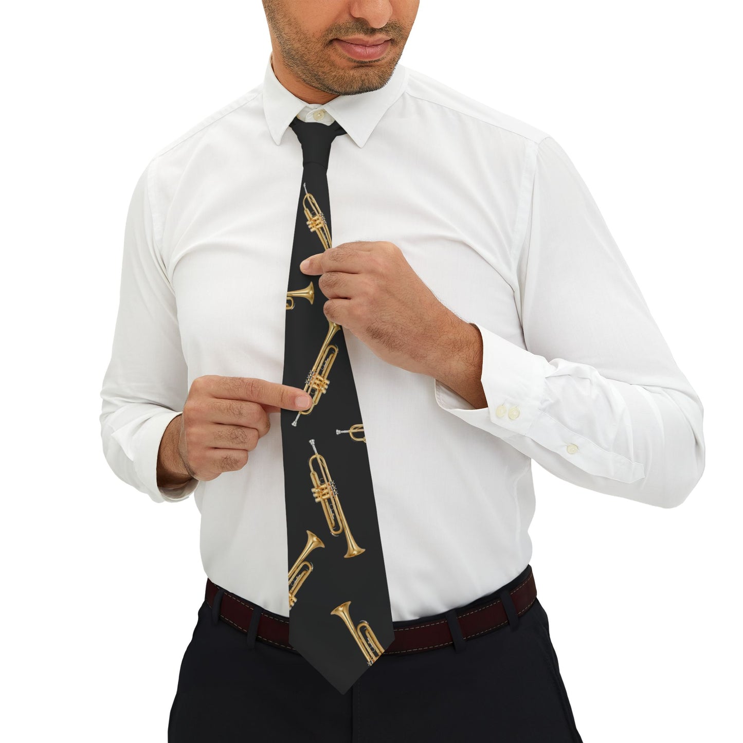 Trumpet Pattern Necktie