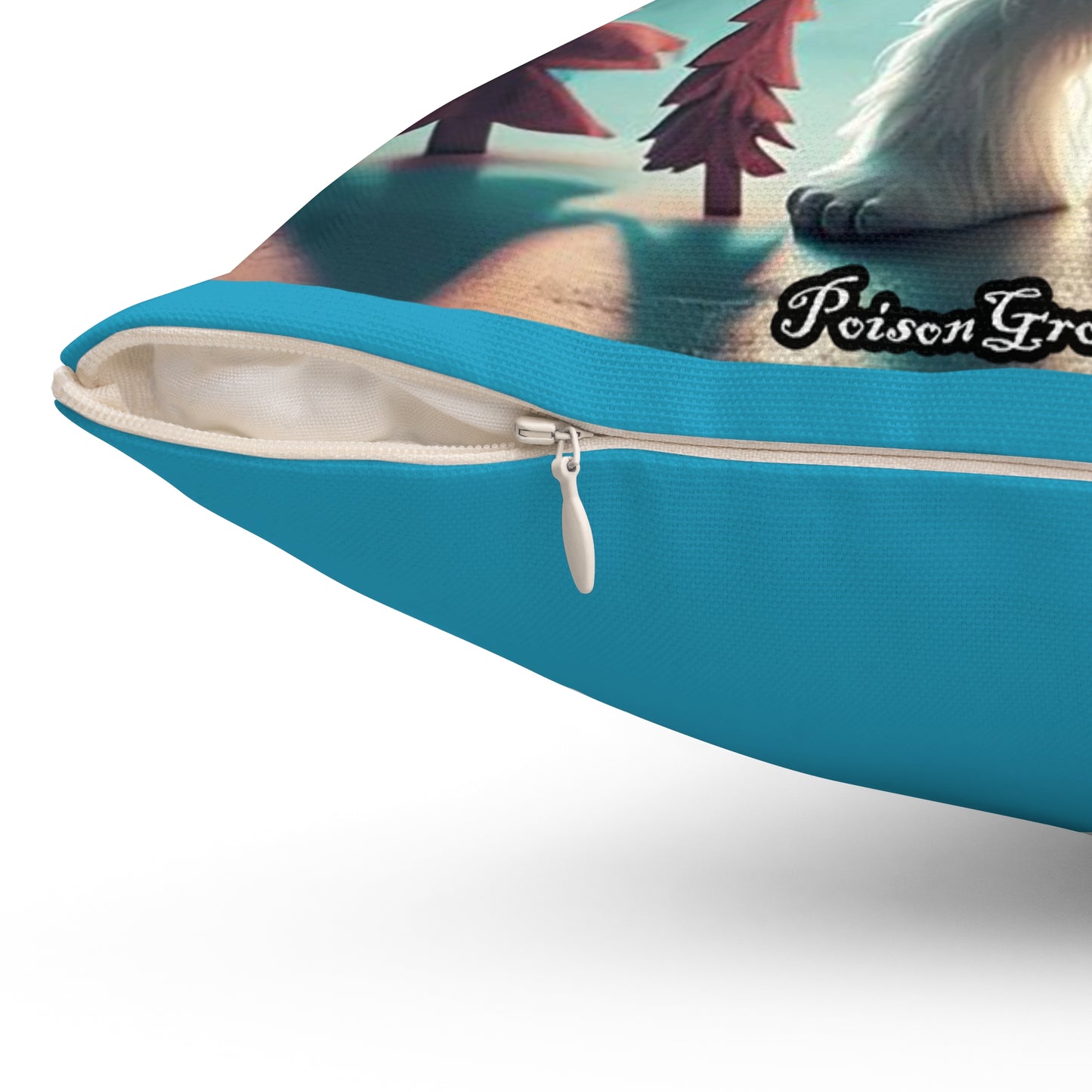 Believe in the Yeti Spun Polyester Throw Pillow