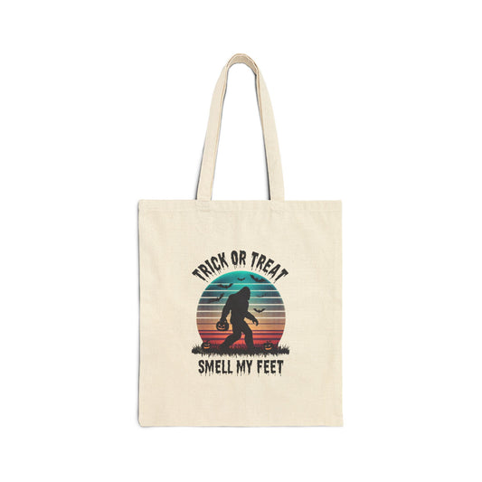 Halloween-Themed Canvas Tote Bag