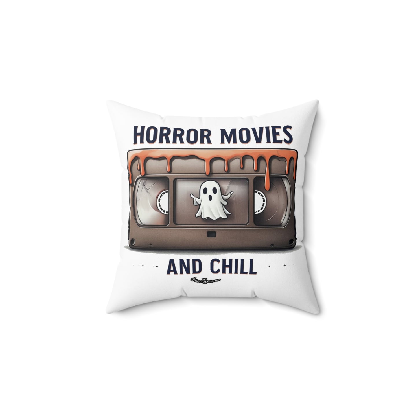Horror Movies and Chill Decorative Pillow