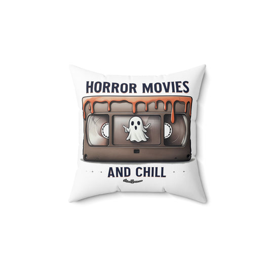 Horror Movies and Chill Decorative Pillow