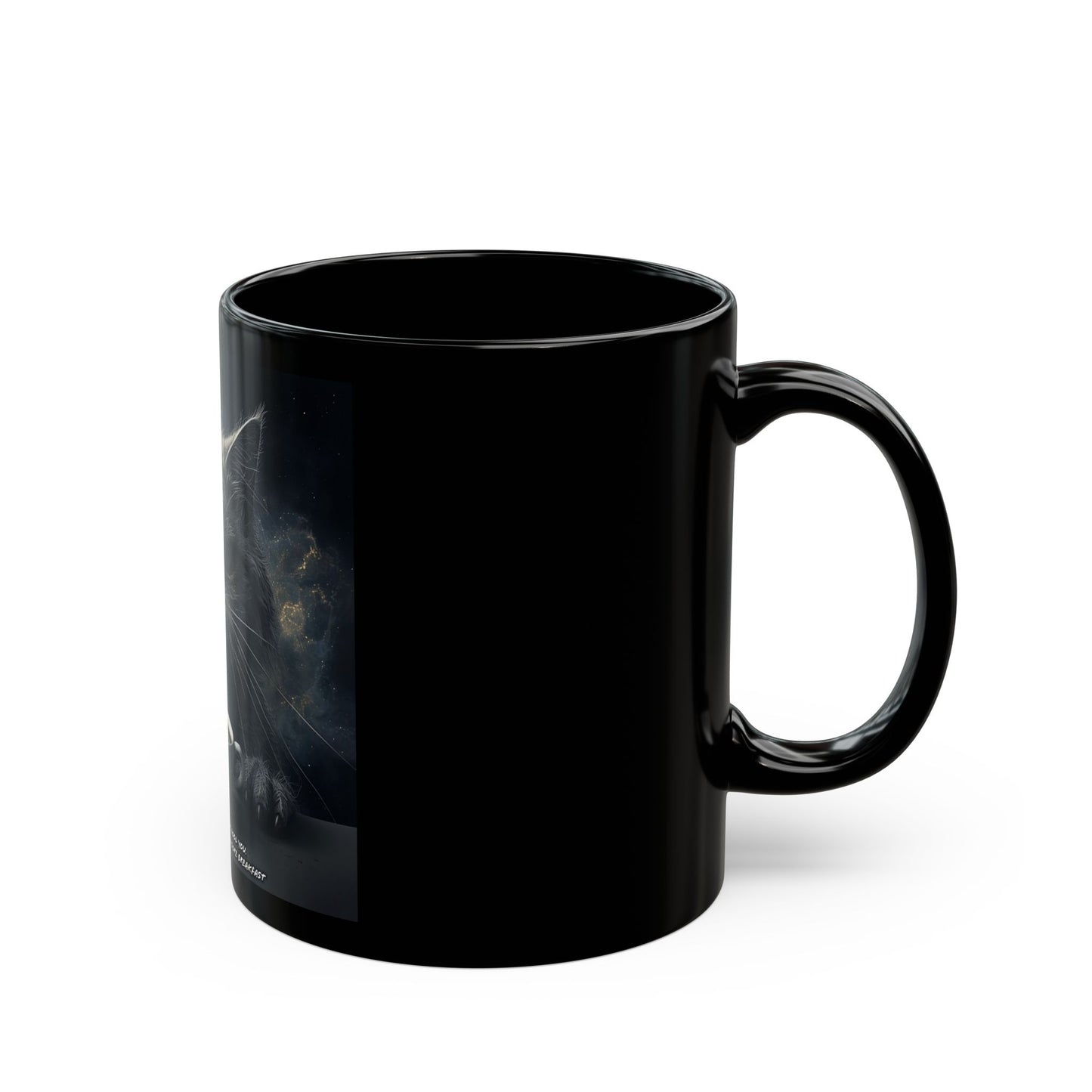 Terror Cat Black Mug.