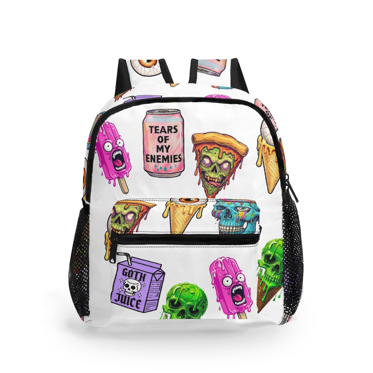 11 Inch Monsters All Over Backpack