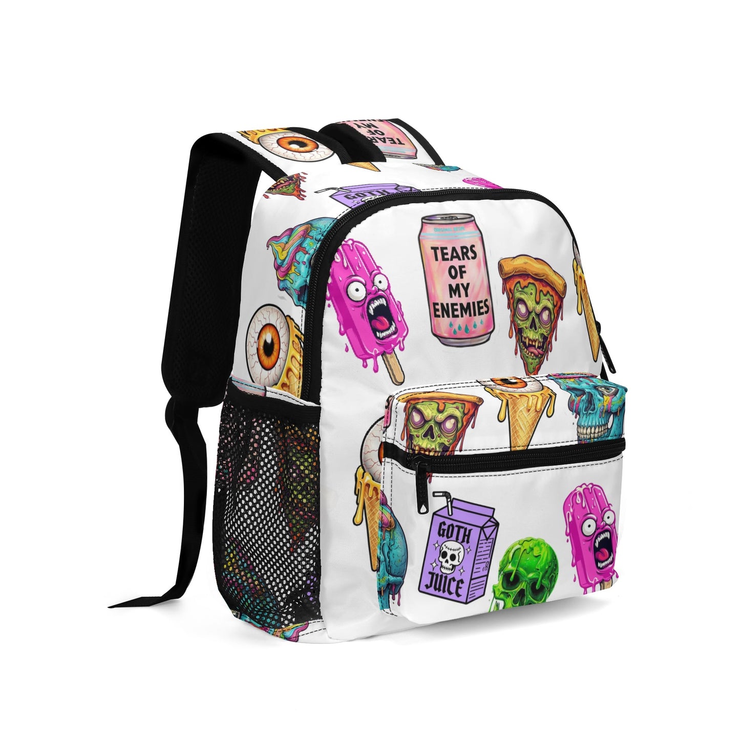 11 Inch Monsters All Over Backpack