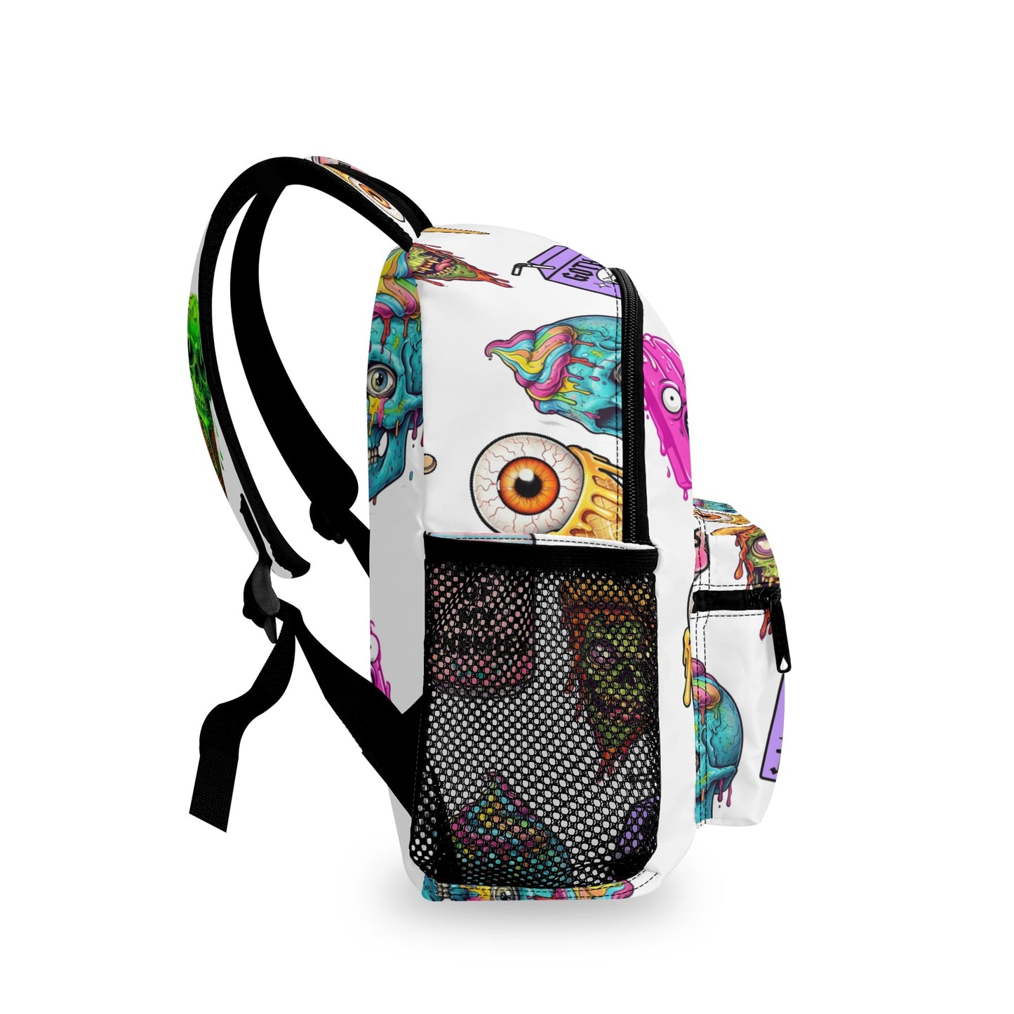 11 Inch Monsters All Over Backpack