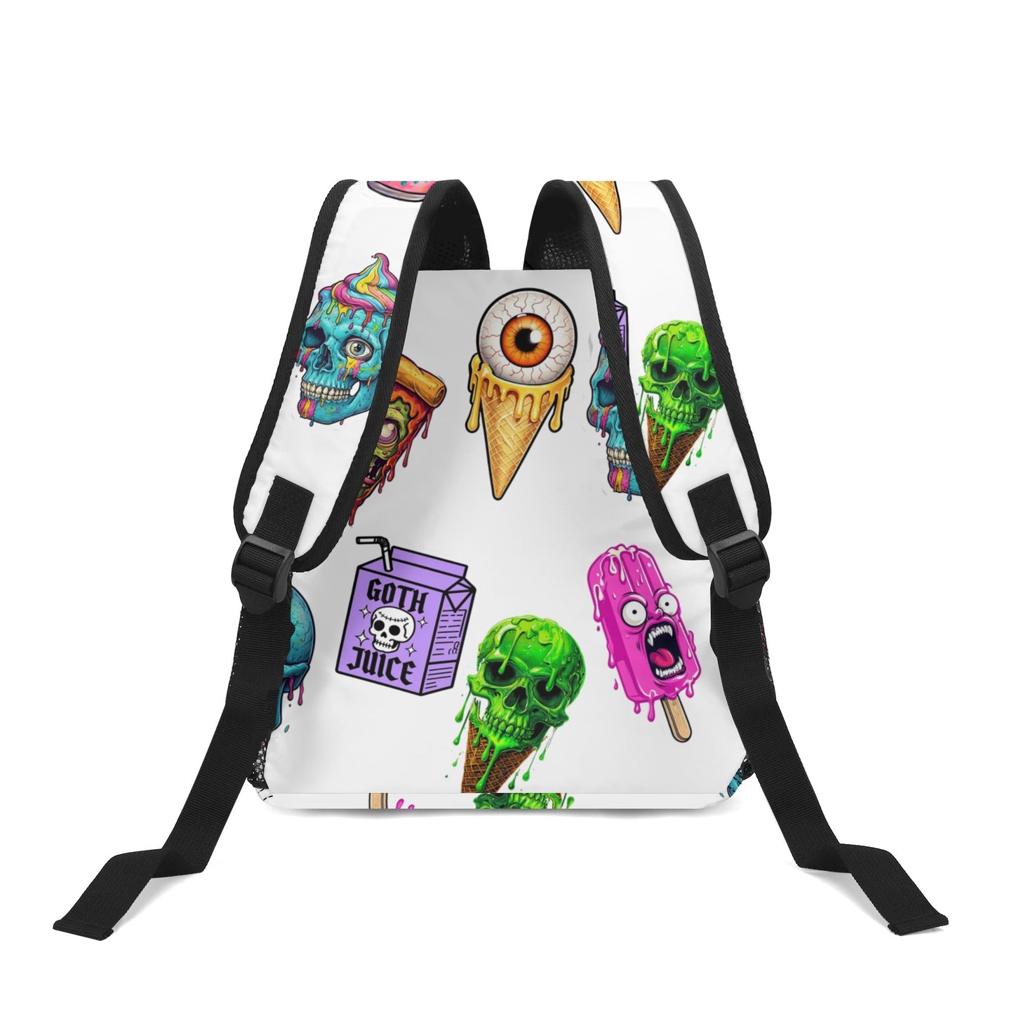 11 Inch Monsters All Over Backpack