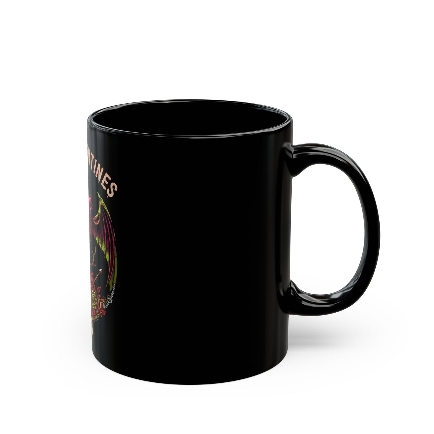 Anti-Valentines Club Black Mug