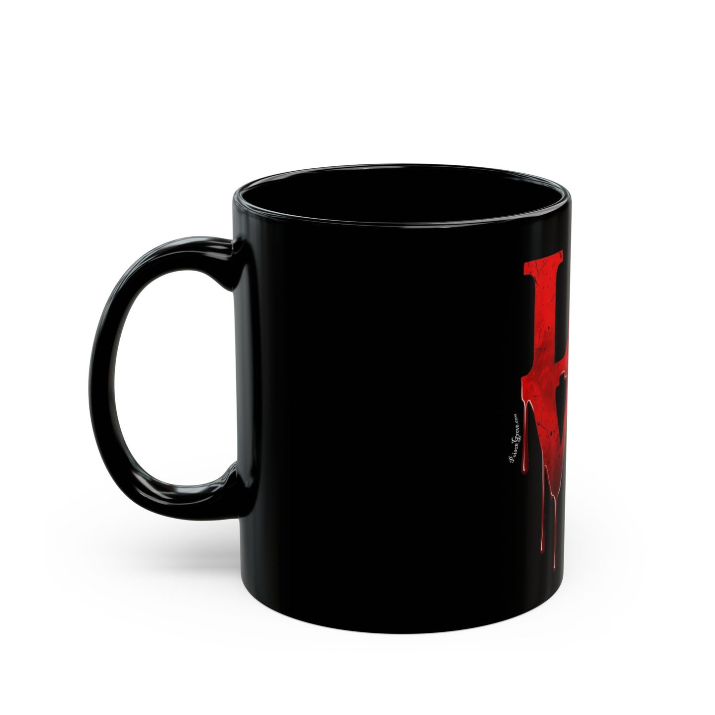Horror 'Love Kills' Black Mug