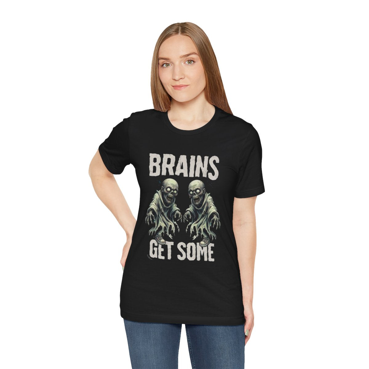 "Brains Get Some" Zombie Graphic Tee