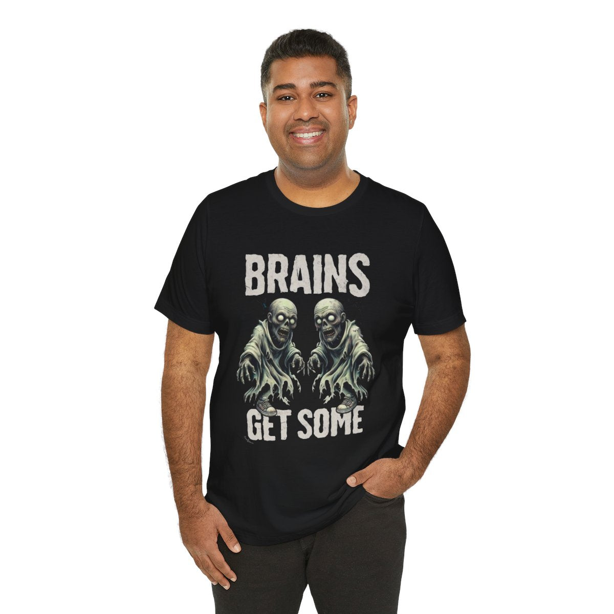 "Brains Get Some" Zombie Graphic Tee