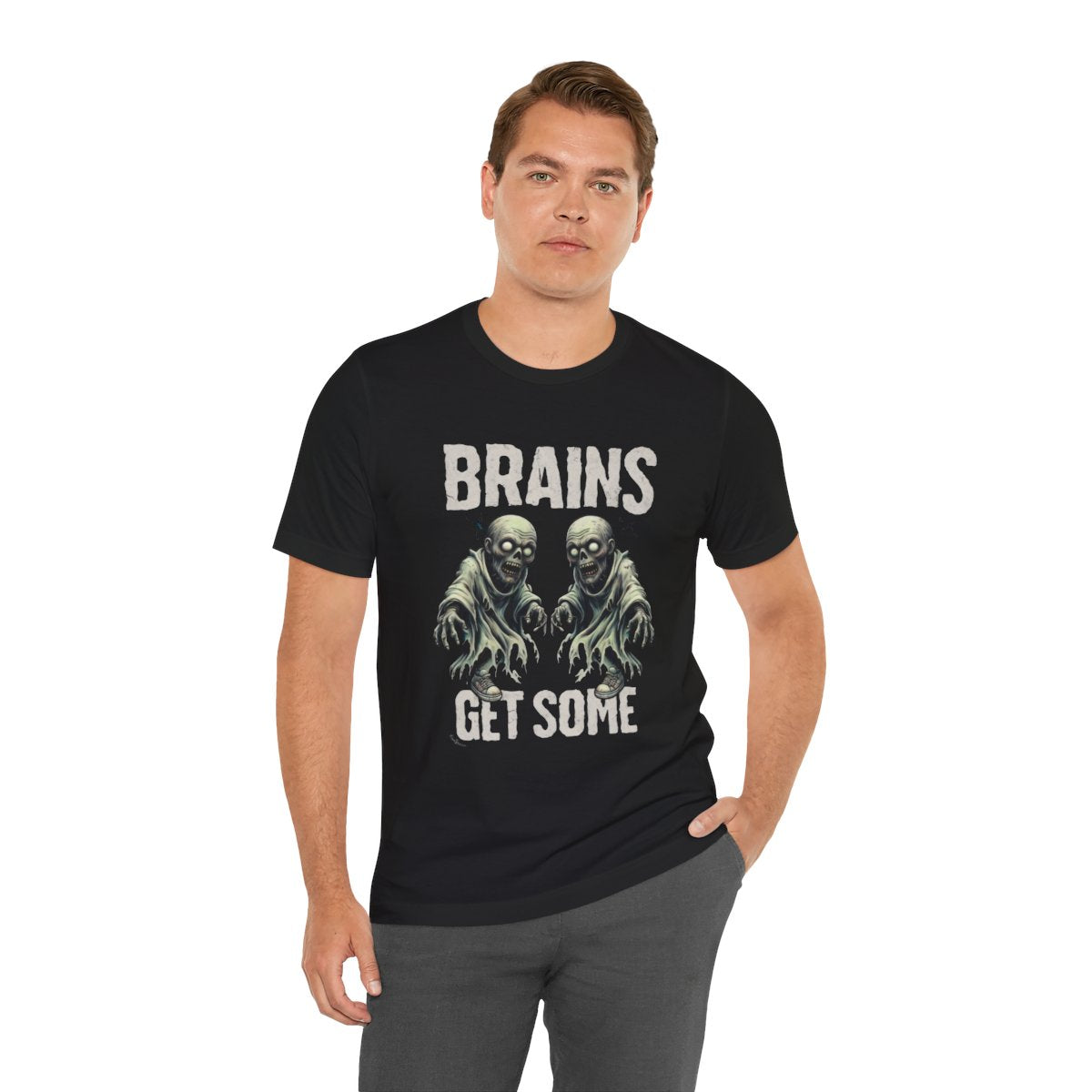 "Brains Get Some" Zombie Graphic Tee