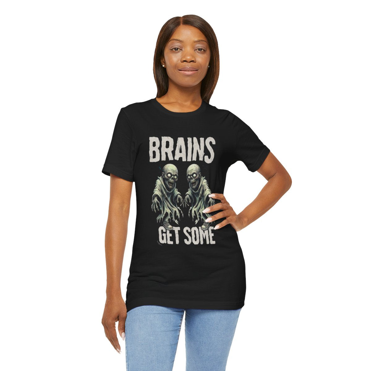 "Brains Get Some" Zombie Graphic Tee
