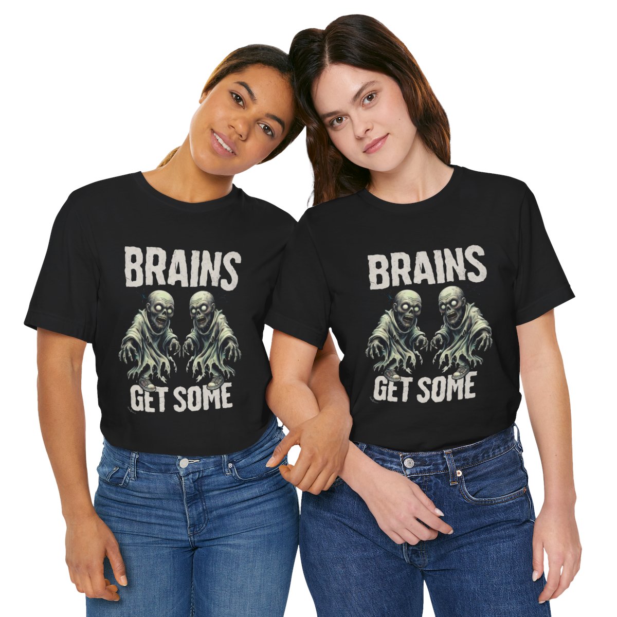 "Brains Get Some" Zombie Graphic Tee