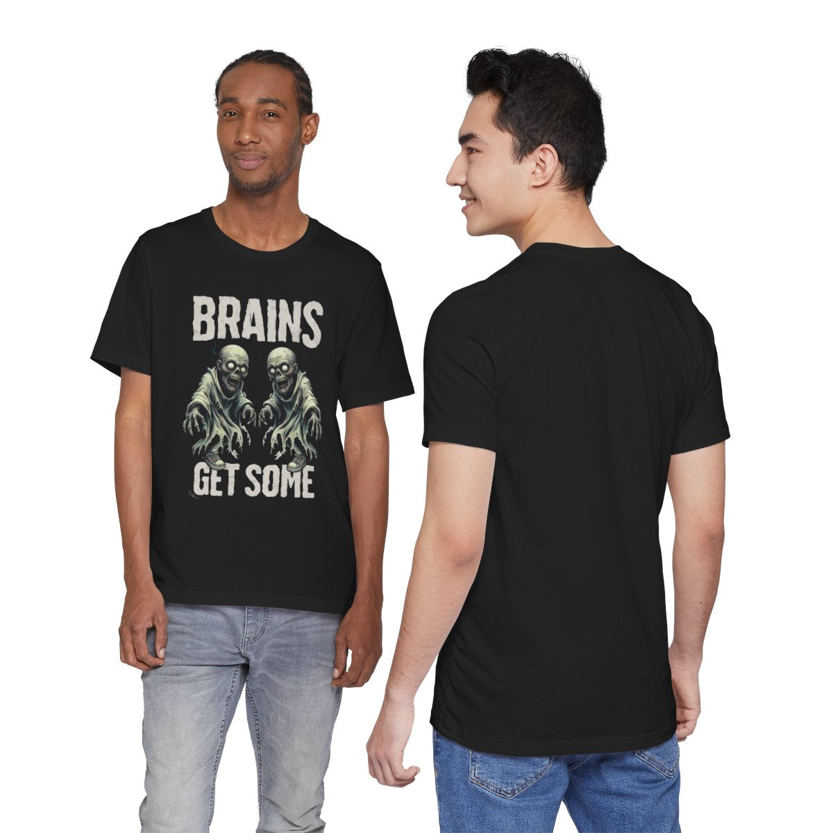 "Brains Get Some" Zombie Graphic Tee