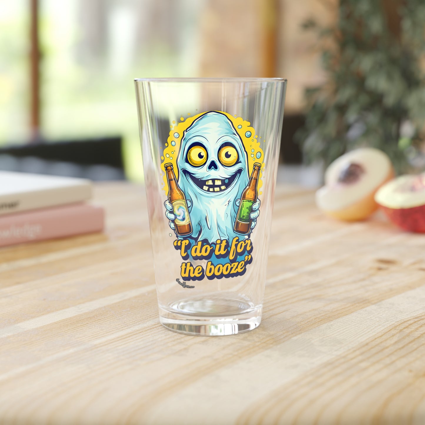 "I Do It For The Booze" 16oz Pint Glass