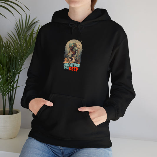 Creature of the Deep Unisex Hoodie - Cozy Pullover for Ocean Lovers