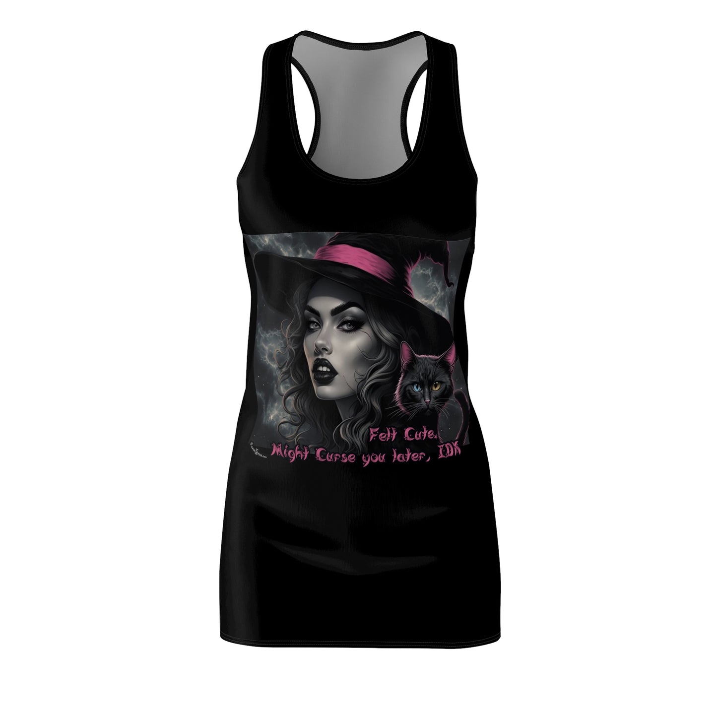 Felt Cute, Might Curse You Later Racerback Dress