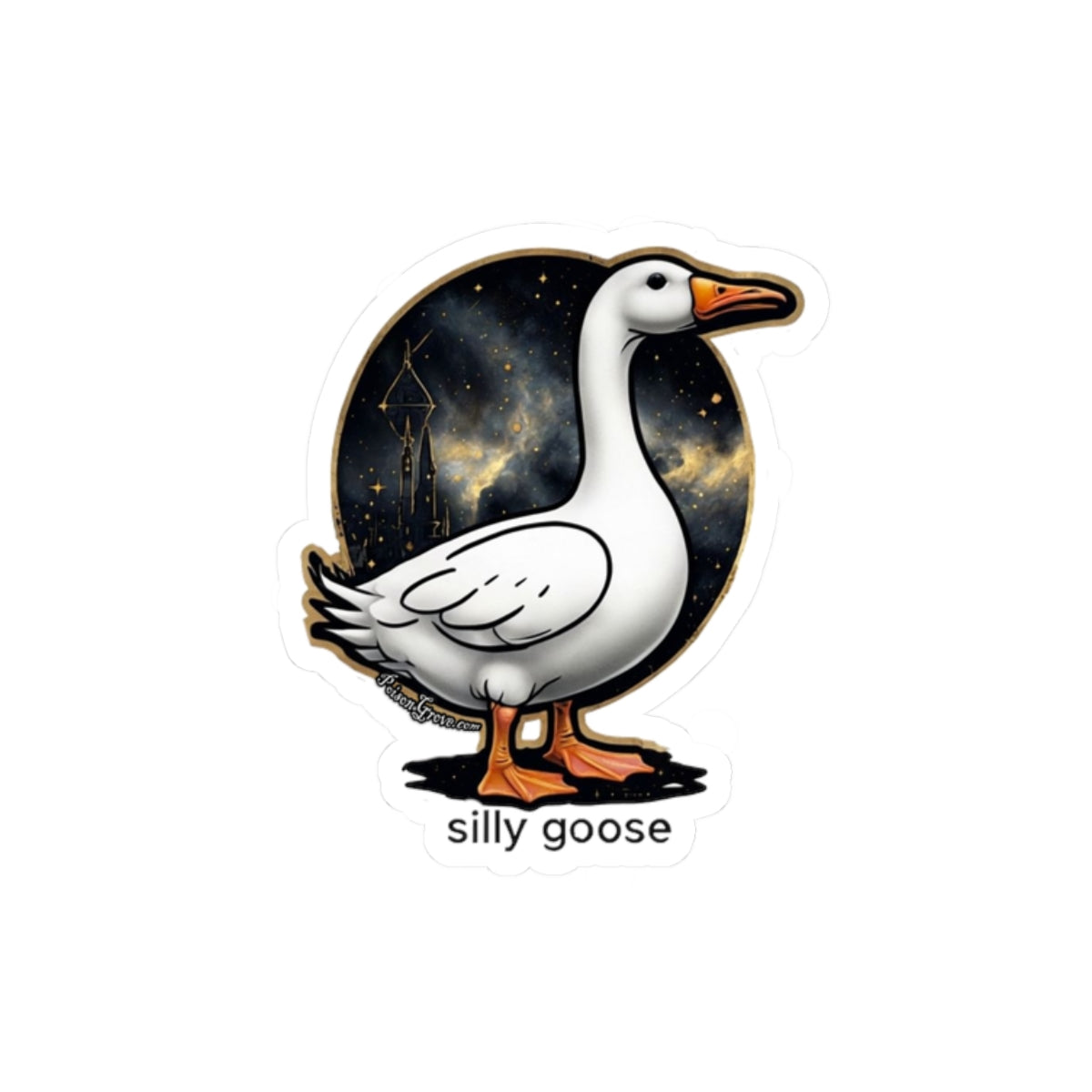 Silly Goose Sticker