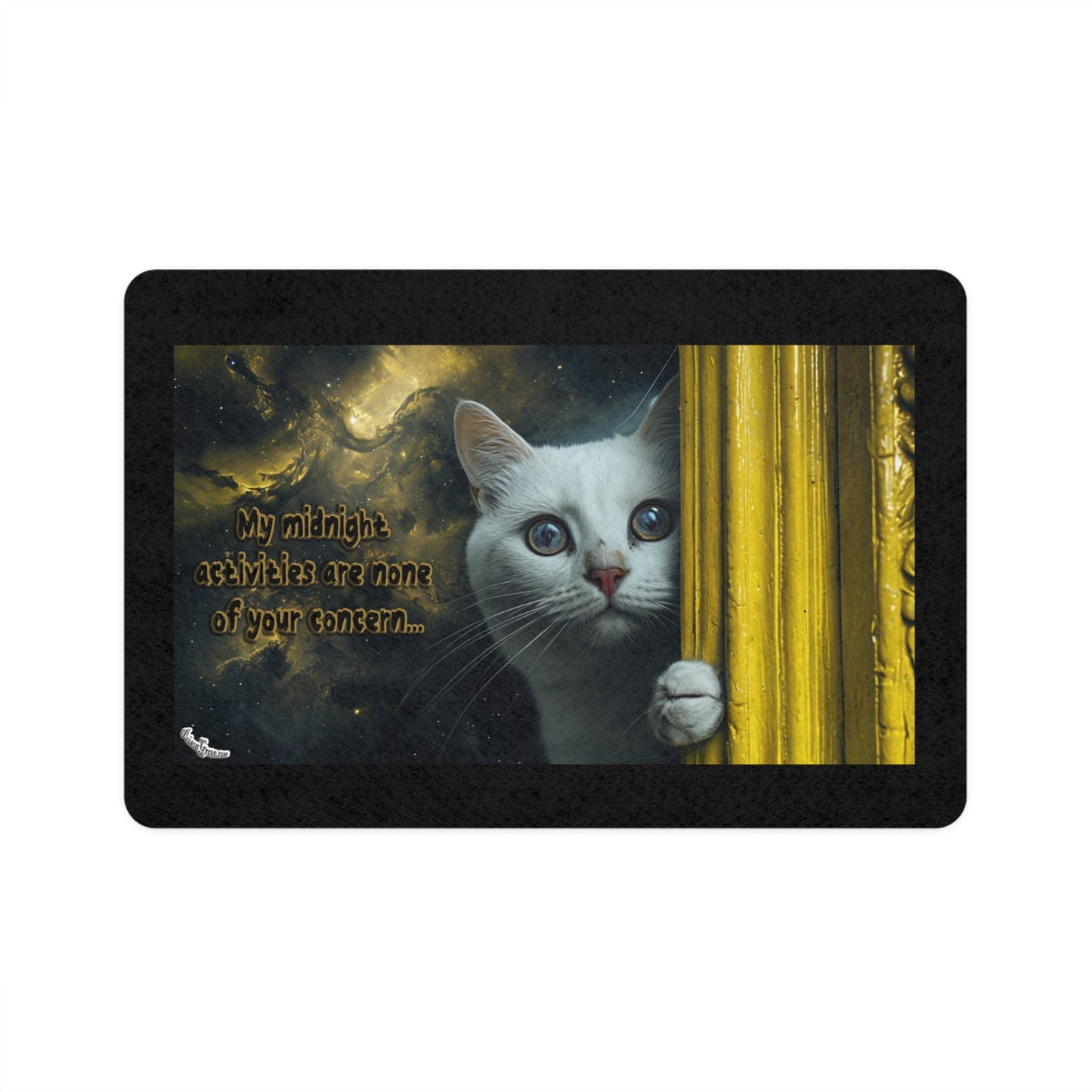 Not your Concern - Cat Food Mat – 12x18