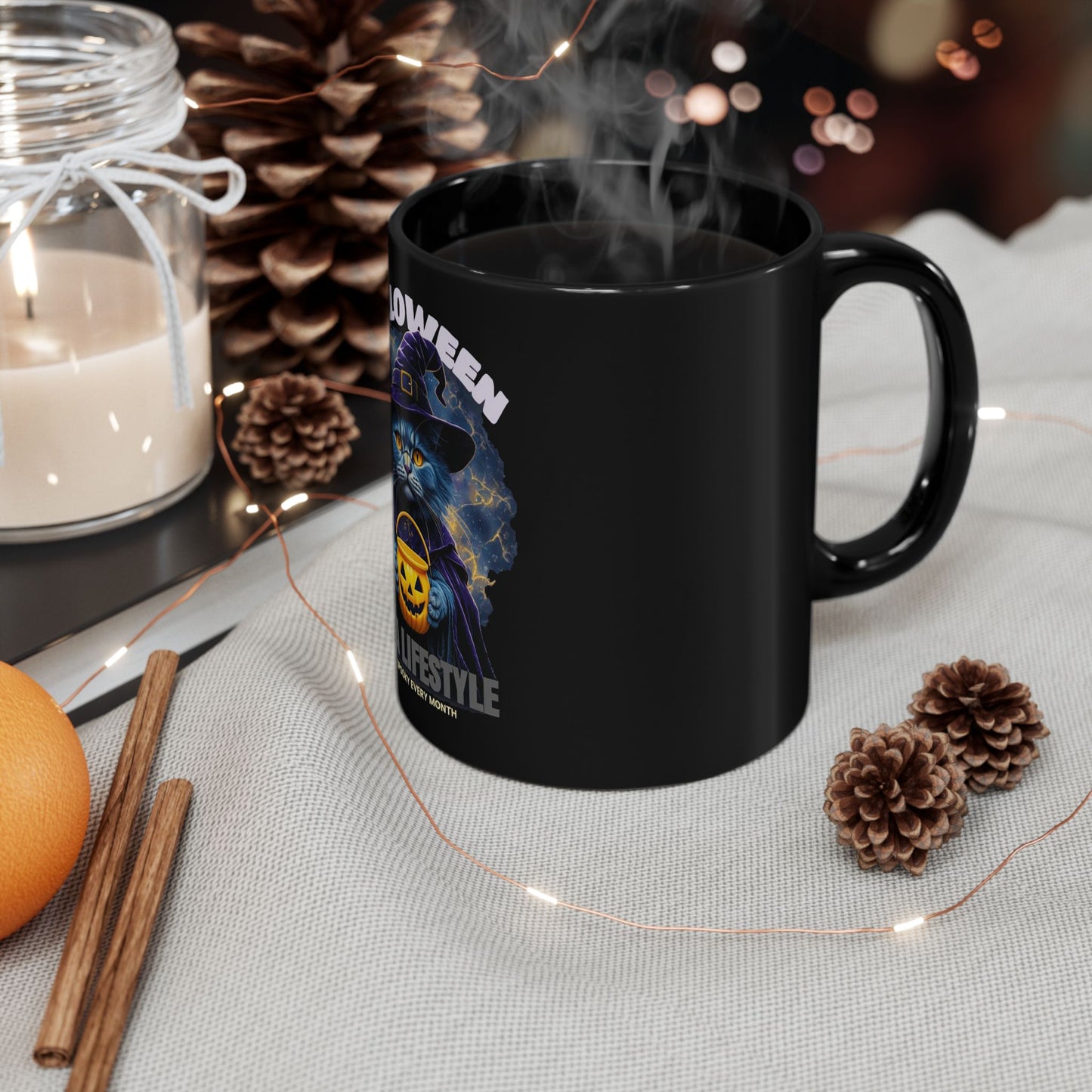 Halloween Cat Mug