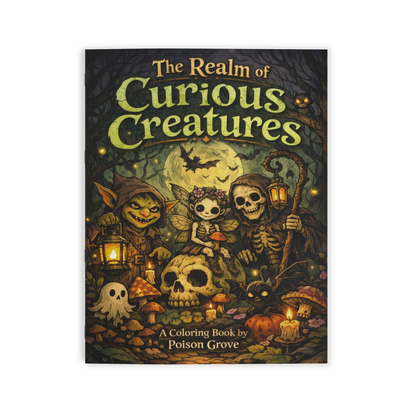 The Realm of Curious Creatures Coloring Book — For All Ages