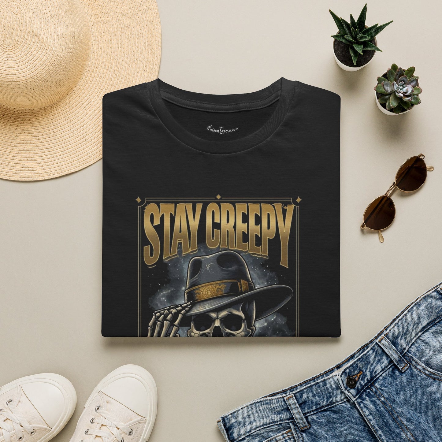 Stay Creepy Skull Tee