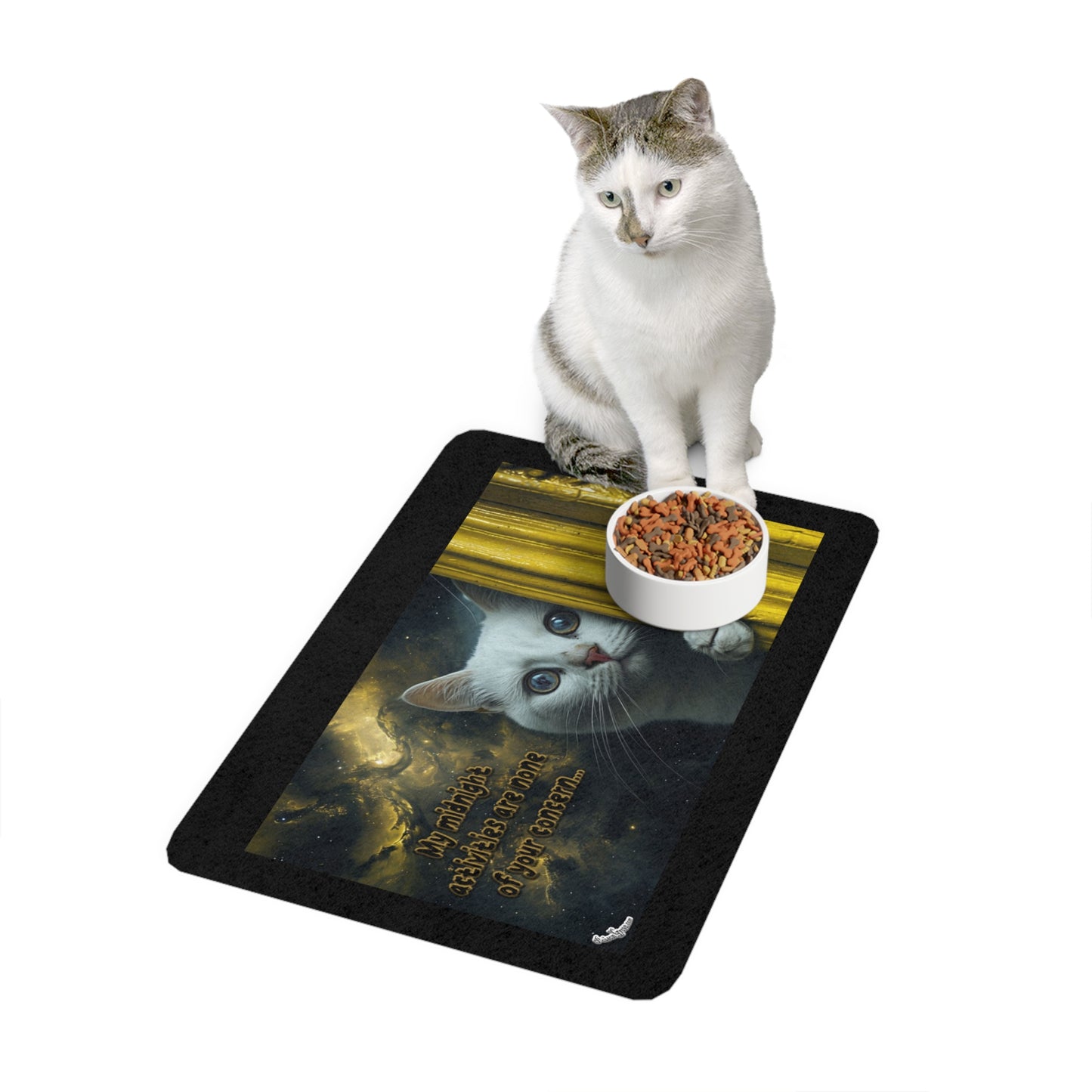 Not your Concern - Cat Food Mat – 12x18