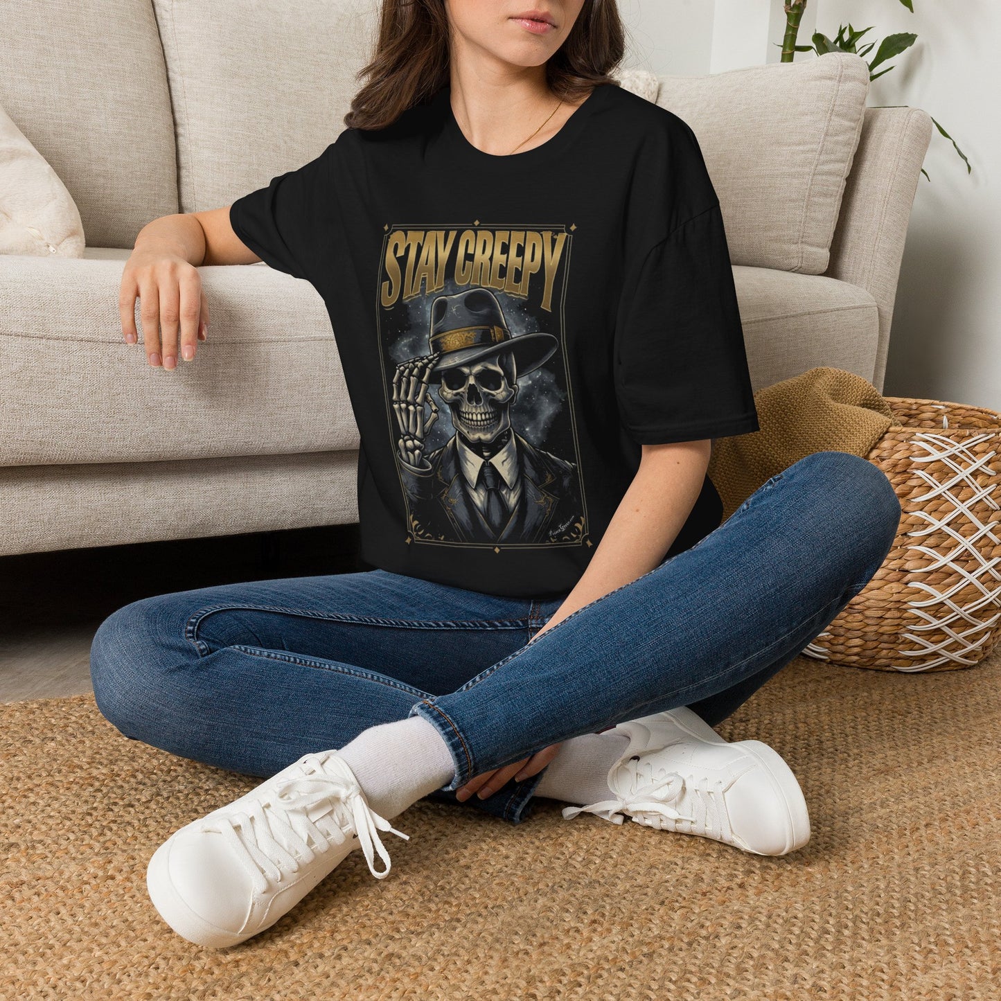 Stay Creepy Skull Tee