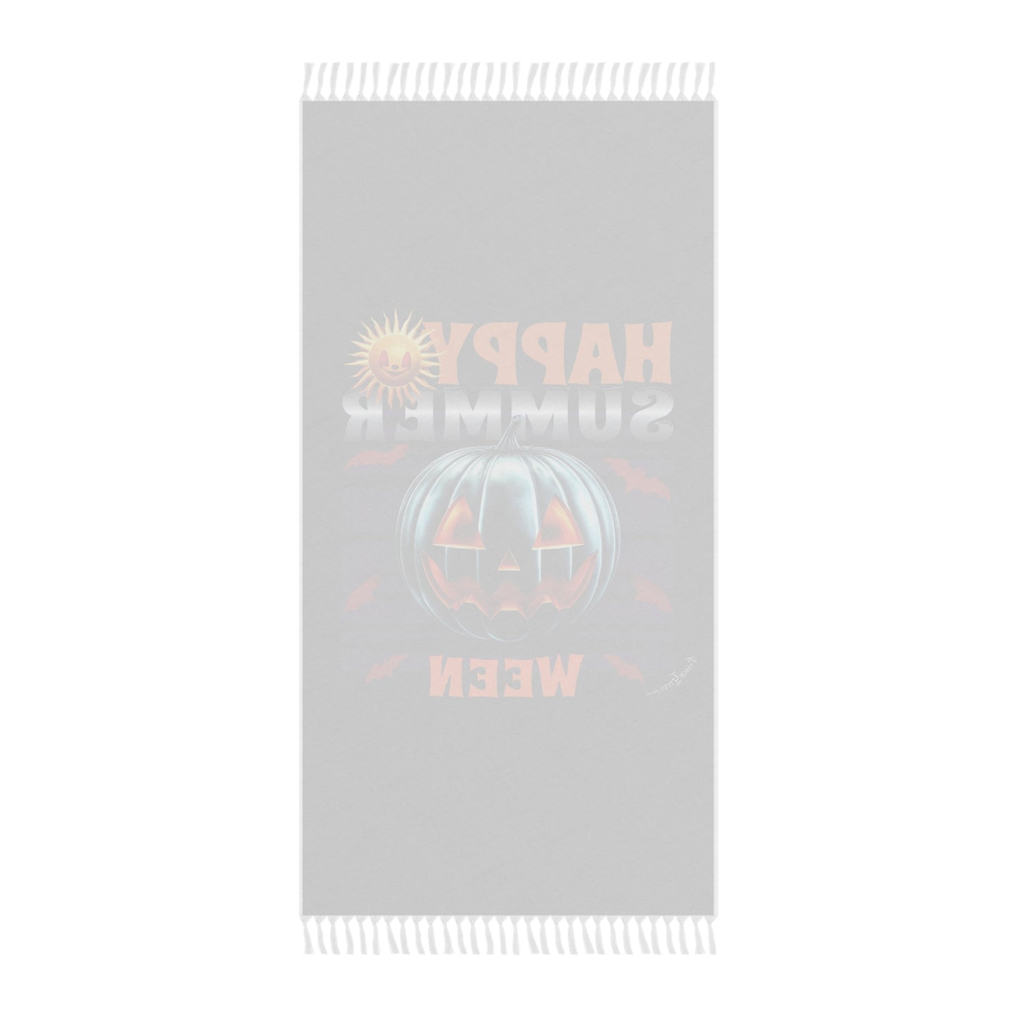"Happy Summerween" Boho Beach Towel