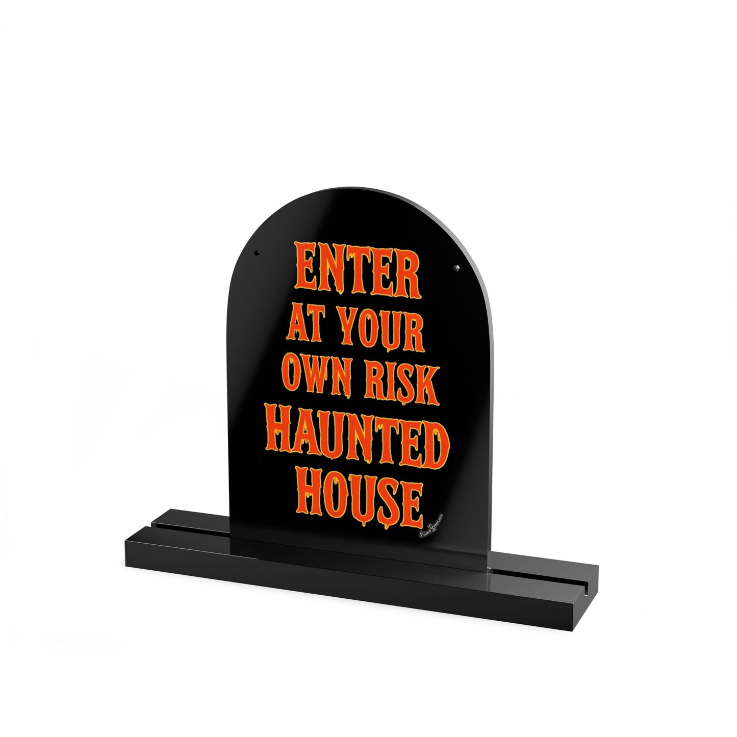 Haunted House Acrylic Table Sign