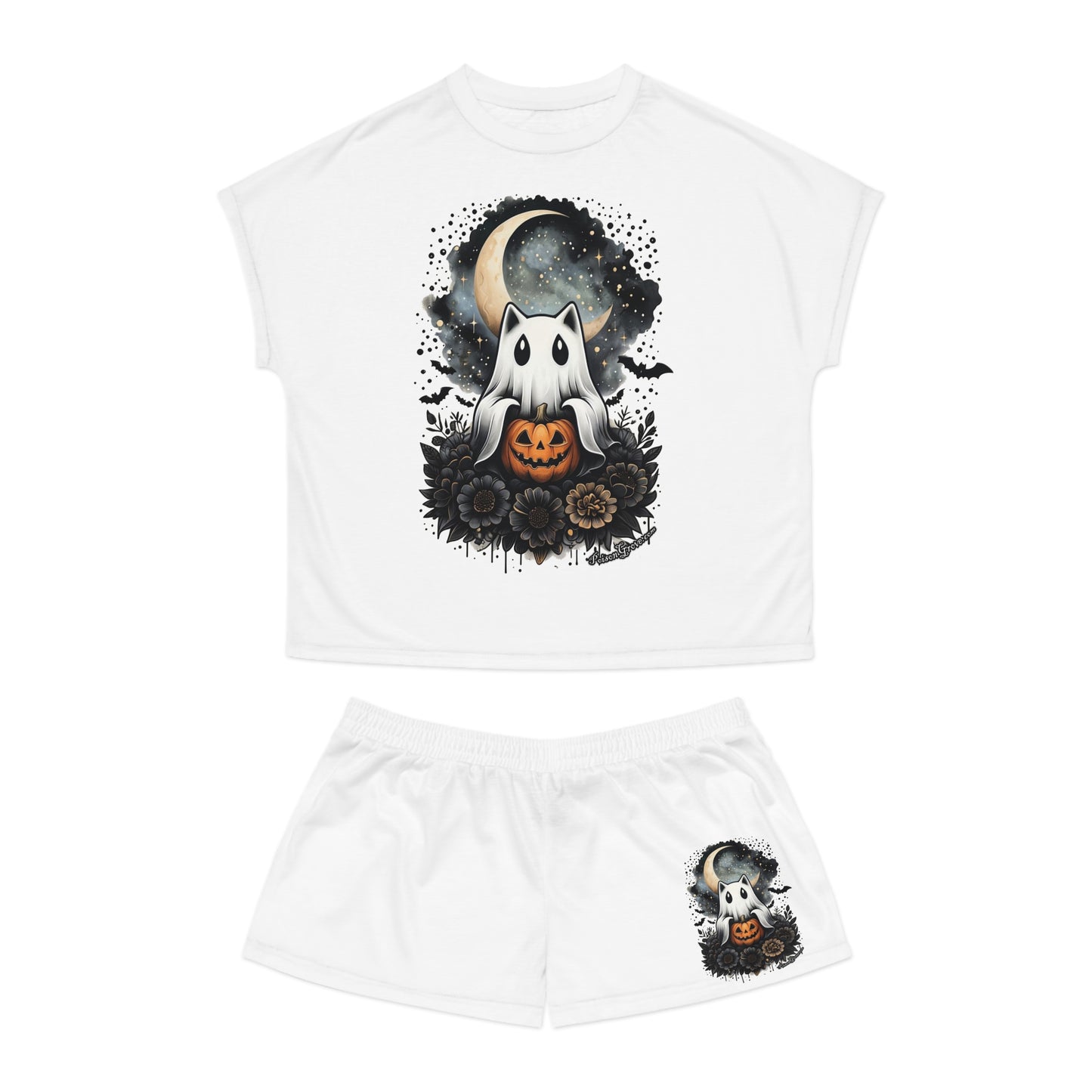 Ghost Kitty Pajama Set