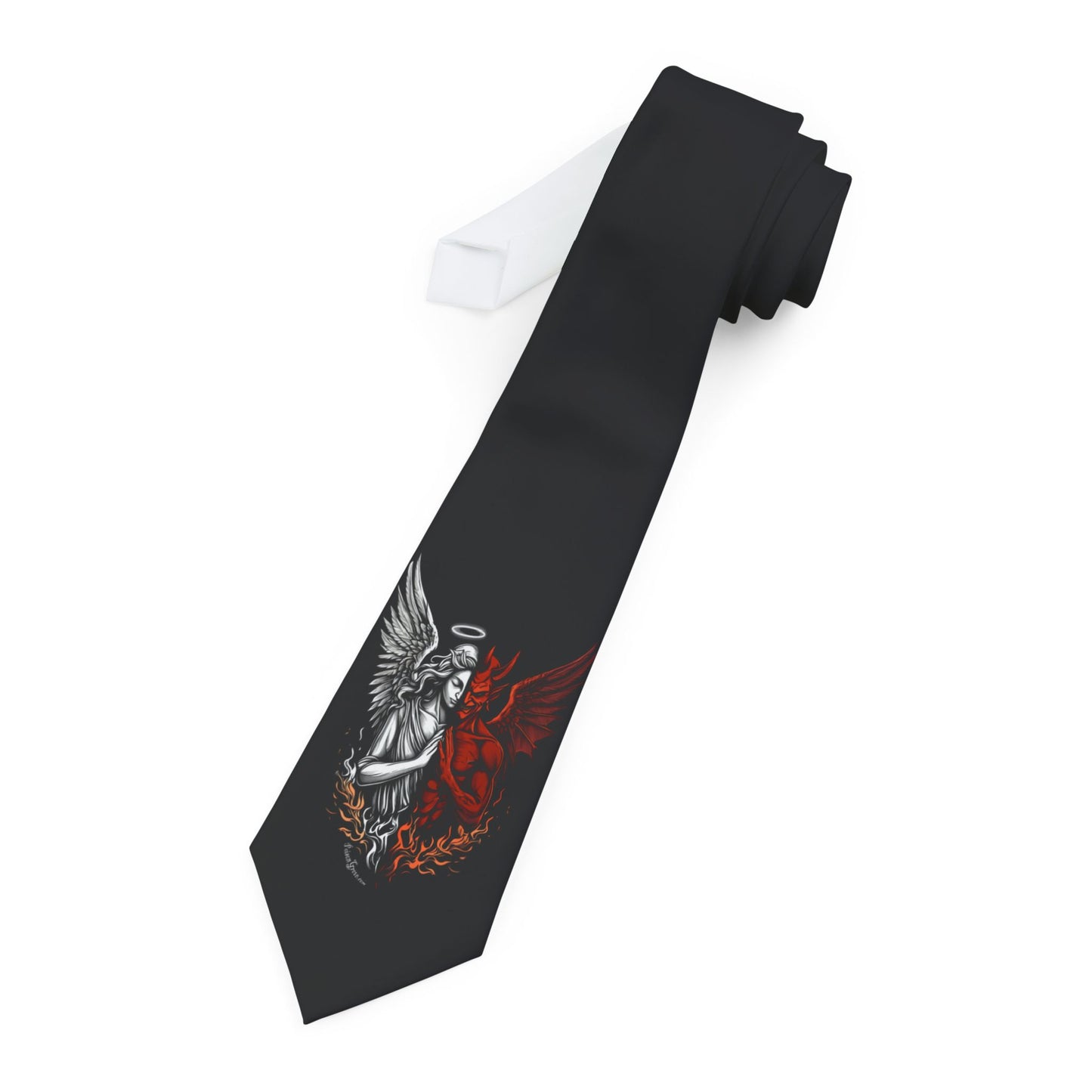 Gothic Angel & Demon Tie