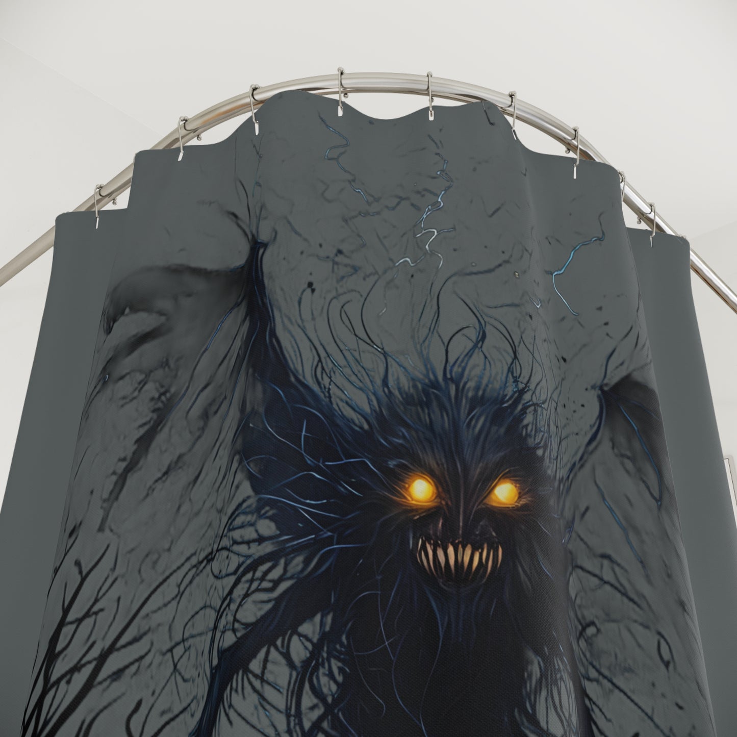 Mothman's Lair Shower Curtain - Bathroom Decor