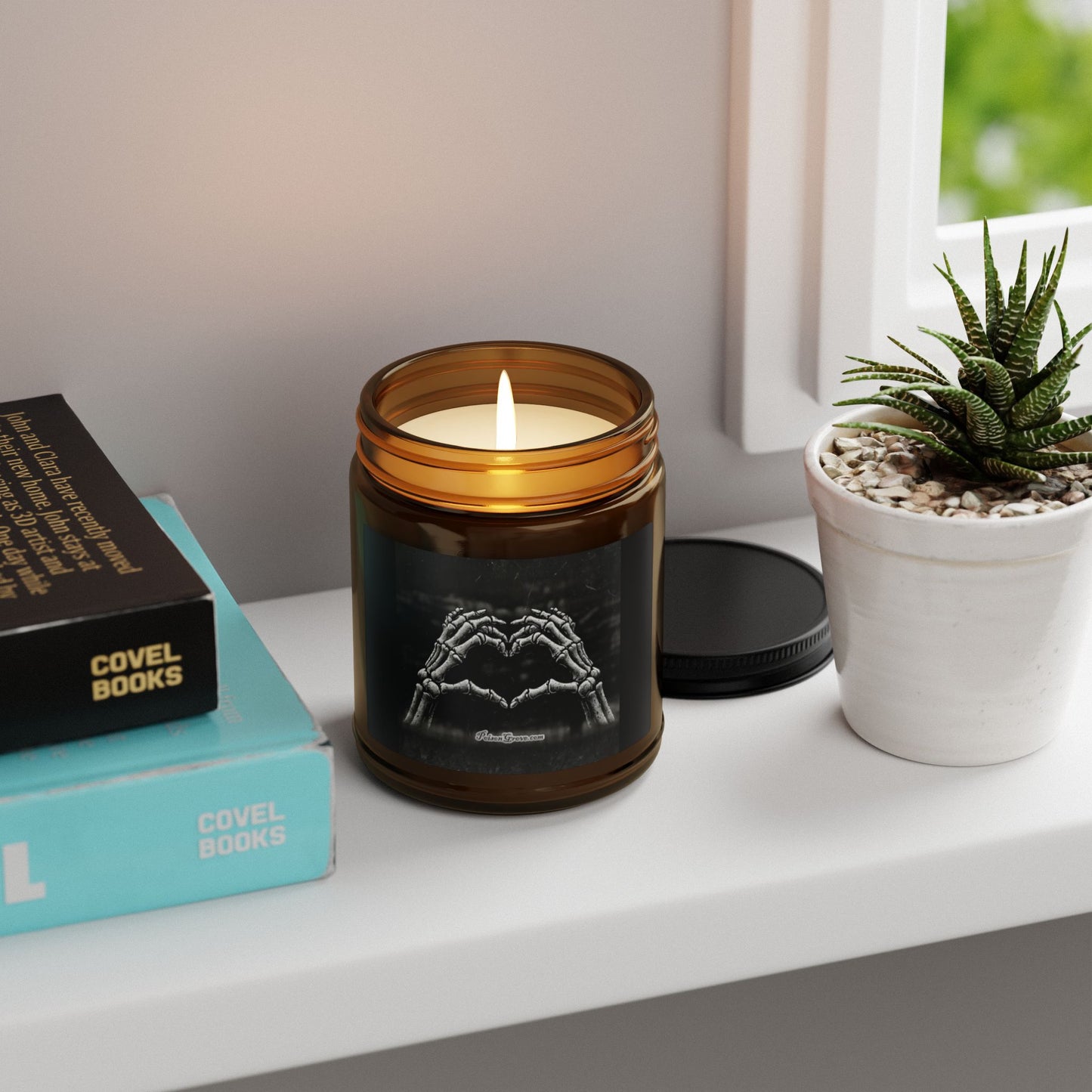 Mystical Forest Scented Soy Candle - Amber Jar