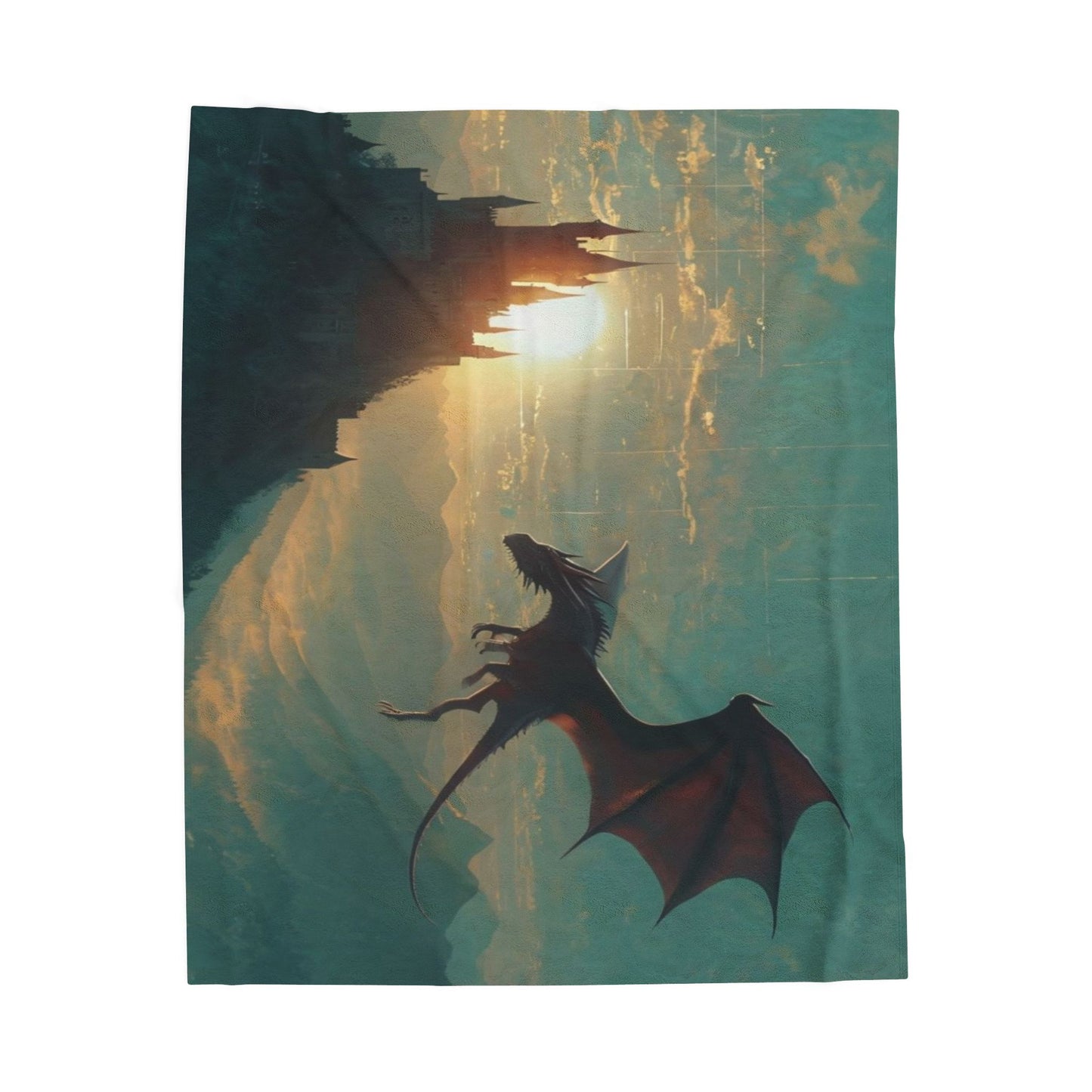 Fantasy Dragon Plush Blanket