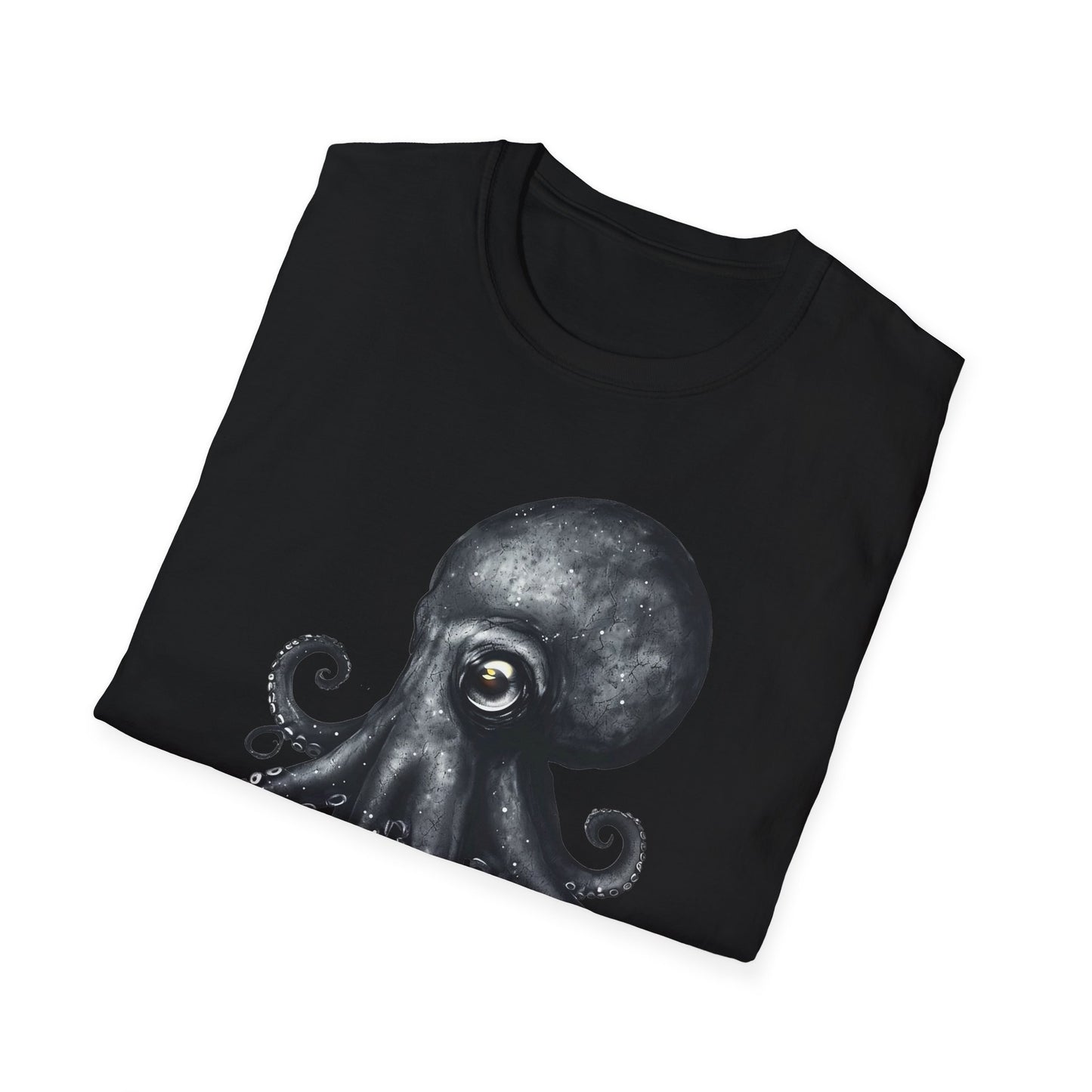 Subtle Silent Sinister Octopus Unisex Softstyle T-Shirt